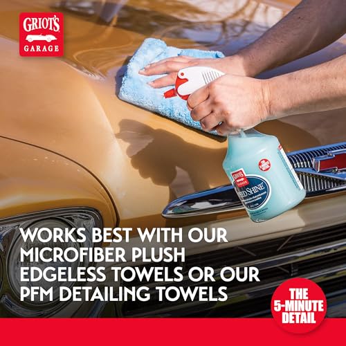 Griot's Garage Speed Shine for Car Detailing, Quick Detailer for All Exterior Surfaces, Trim and Wheels, Provides a Glossy Finish, 11146, 35 oz - size: 35oz