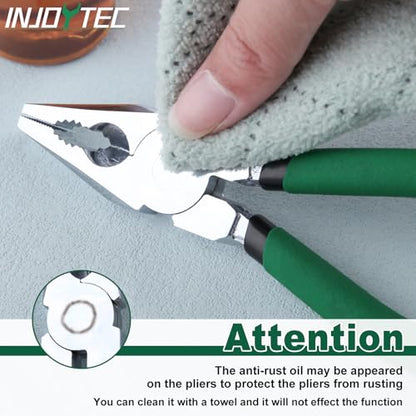 6 Inch Linemans Pliers Screw Extractor Stripped Removal Tools | Screw Removal Tools Combination with Cutter Jewelry Pliers for Wire Wrapping Beading Handmade DIY Craft - style: Linemans Pliers