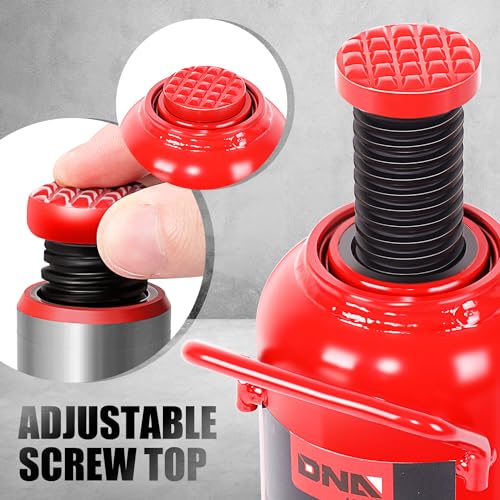 DNA Motoring 20 tons / 44092 lbs Lifting Automotive Welded Hydraulic Bottle Jack for Repair Vehicle, Pickup, Truck, w/Manual Handle, Red,TOOLS-00362 - color: red, style: 20 ton