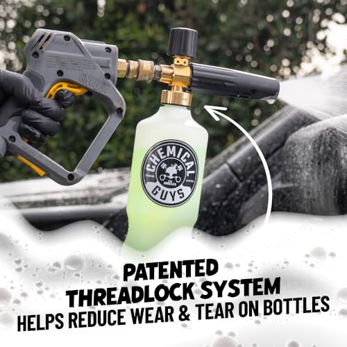 Chemical Guys, TORQ Max Foam 8 Cannon & Honeydew Snow Foam Kit, 1 Gallon | High-foaming cannon paired with a gallon of honeydew snow foam for thick, clinging, scratch-free suds - style: EQP_312