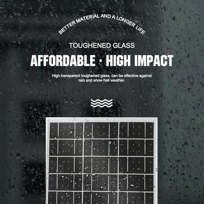 ECO-WORTHY Solar Panel 25W 18V Monocrystalline Waterproof Panel for Charging 12V Battery of RV Boat Trailer ATV Car or Powering Light, Charing 12V Battery Pack and Other Off-Grid Applications - size: 25W