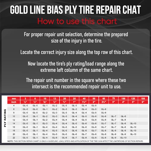Lotus Gold Line Bias Tire Repair Patches GL-4 - size: 6x6"
