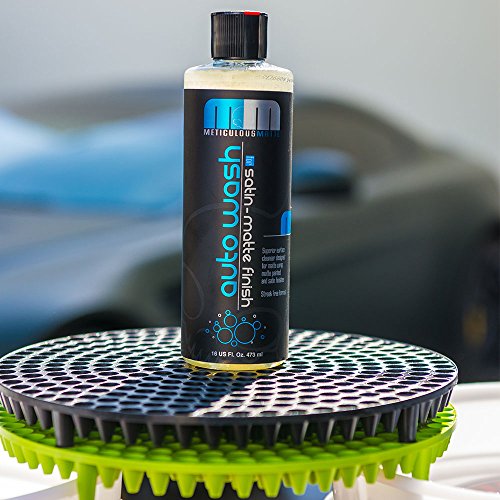 Chemical Guys Car Wash Soap – Meticulous Matte – High Foaming Car Foam Soap for Foam Cannons, Guns and Buckets – Safe for Satin and Matte Paint Finishes, Scratch Free Cleaning, 16 oz Bubble Gum Scent | High-foam soap cleans satin and matte finishes withou