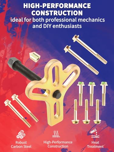 Steering Wheel Puller 13pc Flywheel Puller Crankshaft Pulley Removal Harmonic Balancer Steering Wheel Pulling Set