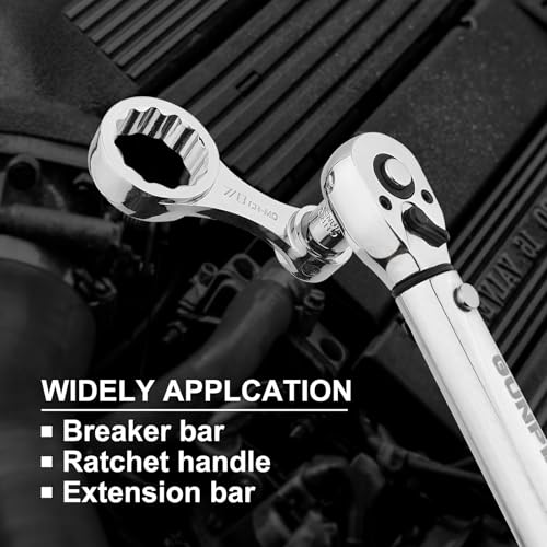 Gunpla 12pcs Torque Adapter Set, SAE 12 Point Fastener 3/8 inch Wrench Torques Adaptor Extension 42 Chrome Molybdenum Steel 5/16 – 3/8 inch Calculation Adjustment Calibration Tools Kit in Storage Case