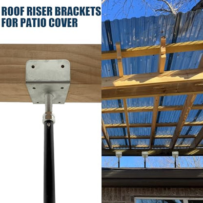 4 Pack U-Shaped Floor Jack for 4x2, 4x4, 4x6 Joists - Adjustable Steel Telepost with U-Head, Mini Screw Jack, Post Jack.6-9 Inch Adjustment Range. - size: 6-9
