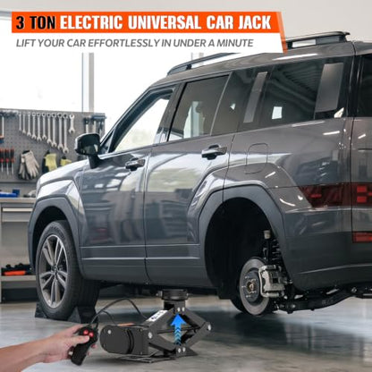 IMAYCC Electric Car Jack kit, 3 Ton Universal Tire Jack Repair Tools with Lug Wrench,Electric Lifting Jack for Car, SUV, ATV