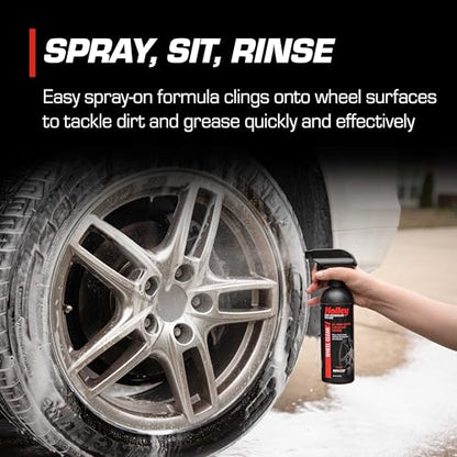 Holley Wheel Clean - All Wheel Cleaner & Brake Dust Remover - High-Performance Car Care, Spray on and Dissolve Grime - Acid-Free Formula for Tires - 16 oz. (2 Pack) - size: 2-Pack