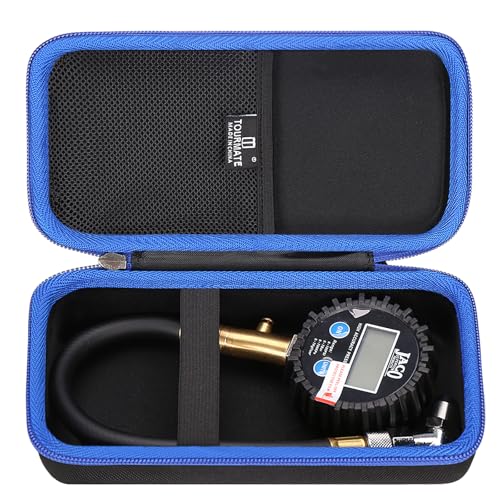 Tourmate Hard Storage Case for JACO Superior Products/TIRETEK/AetralYB/ETENWOLF/VONDIOR Tire Pressure Gauge,Travel Case for Professional Accuracy - 60/100/200 PSI (Only Box) - color: black