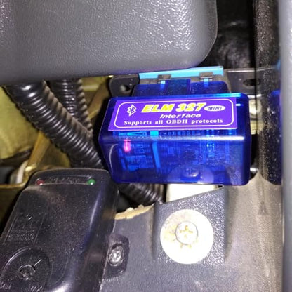 ELM327 OBDⅡ Car Auto Diagnostic Scanner, Portable Auto Bluetooth Engine Fault Code Reader, Wireless Interface Adapter Professional Diagnostic Tool for Most OBD II Vehicles - color: 1 PCS