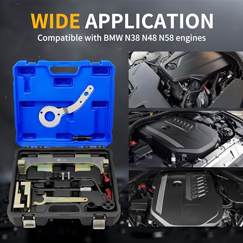 Kuntech Engine Camshaft Alignment Timing Tool Kit Compatible with BMW Mini B38 A15 A12 B48 A20 B58, Camshaft Locking Timing Tool kit