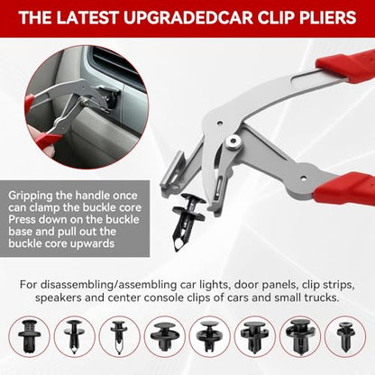 Car Clip Pliers, Panel Clip Removal Tool, 2026 New Professional Auto Clip Removal Pliers, Easy to Remove Fasteners, Clips, Buckles, and Rivets, Open The Panels Effortlessly Without Damage (1*Pc) - color: 1*pc