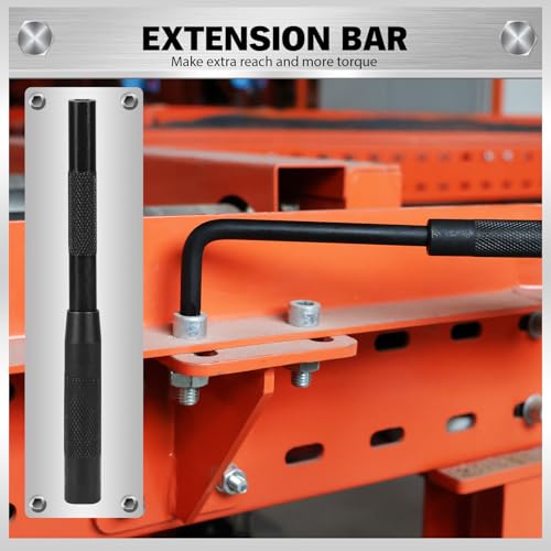 ELEAD 11-Piece Torx Star Allen Wrench Set with Extension Bar, Long Arm Torx Key Set T10-T50, Heat-Treated S2 Steel - style: 11PCS Torx Star