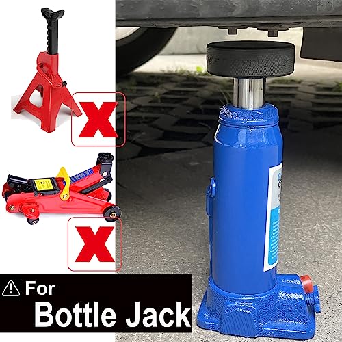Bottle Jack Pad Adapter Rubber 29mm 1 1/8“ Hole Dia Recess On Bottom Jacking Point for 5-6 Ton Bottle Jacks Lift Car Damage Protection Universal - size: 29MM