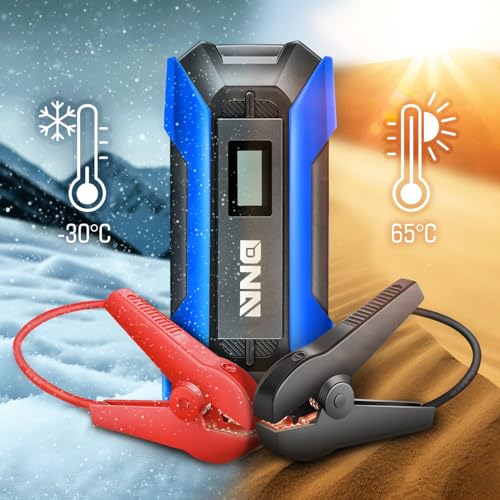 DNA MOTORING 12V 1500A 15000 mAh Portable Car Battery Jump Starter, Battery Pack Chargers, Jump Box， for Up to 7.0L Gas & 5.5L Diesel Engine TOOLS-00216 Blue - color: Blue, style: 1500A Peak