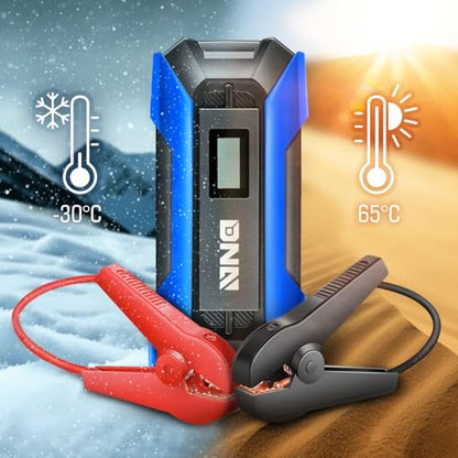 DNA MOTORING 12V 1500A 15000 mAh Portable Car Battery Jump Starter, Battery Pack Chargers, Jump Box， for Up to 7.0L Gas & 5.5L Diesel Engine TOOLS-00216 Blue - color: Blue, style: 1500A Peak