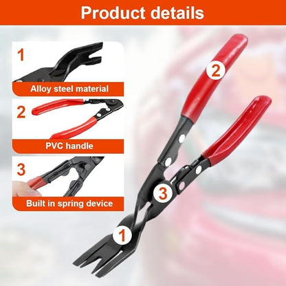 New Panel Clip Removal Pliers, Auto Door Car Upholstery Trim Removal Tool Automotive Remover, Plastic Rivet Snap Pliers for Ring Remover Retaining