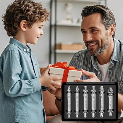 Screw Extractor Set Stocking Stuffers for Men Adults Tools Gadgets | Bolt Extractor Kit Christmas Valentines Fathers Day Birthday Gifts for Boyfriend Dad Him
