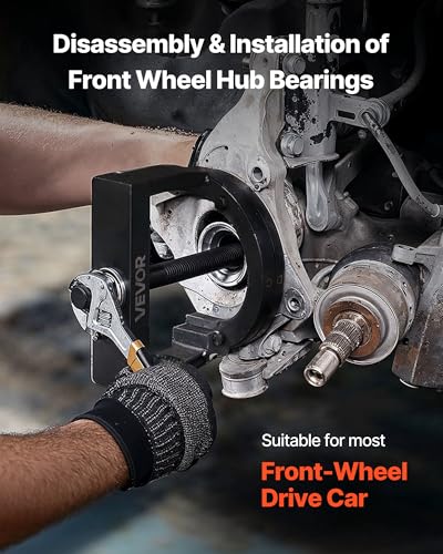 VEVOR Master Wheel Hub & Bearing Remover & Installer Kit, Fits Most Front-Wheel Drive Vehicles, Front Wheel Bearing Removal Tool, Wheel Bearing Installer Kit, Easy Bearing Swaps with No Press Required