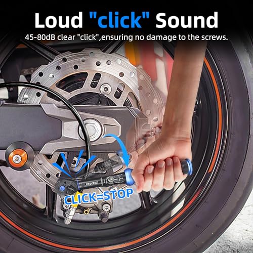 1/4 Inch Drive Click Torque Wrench 10-50 IN-LB,Dual-Direction Click Professional Torque Wrench 10-50IN.LB/1.1-5.7N.M, Dual Range Scales Graduated in FT.LB and N.M, Blue - size: 1/4" 10-50 IN-LB