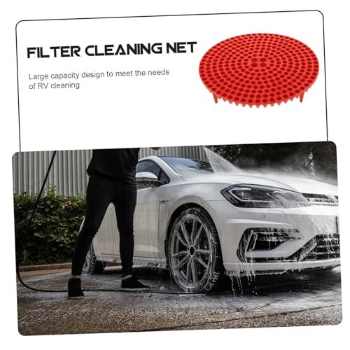 ABOOFAN 1Pair Car Wash Bucket Filter Screen Car Guard Insert for Dirt Capture Prevent Scratches Easy to Use with Any Bucket for Vehicle Cleaning