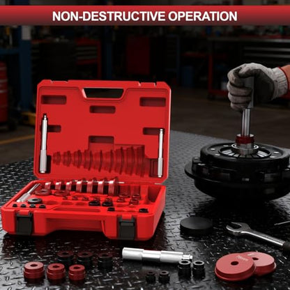 Marvelity 43 Piece Bearing Press Kit | Bearing Race & Seal Driver Set, Professional Seal Driver Installer Tool, Heavy-Duty, For Automotive & Machinery Repair