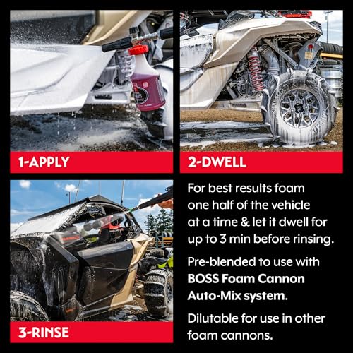 Griot's Garage Foaming Poly Gloss for Car Cleaning and Detailing, Spray Wash & Wax, Compatible with The BOSS Foam Cannon Auto-Mix System, 35oz - size: 35 Fl Oz (Pack of 1)