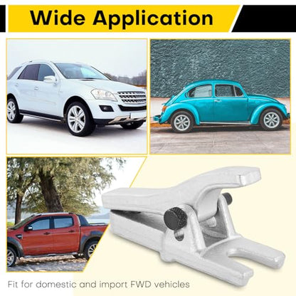 Universal Ball Joint Separator | Ball Joint Removal Tool for Separating Arms, Tie Rods & Ball Joints, Opening from 1-1/8" to 2-1/8" for Cars, Trucks, and ATVs