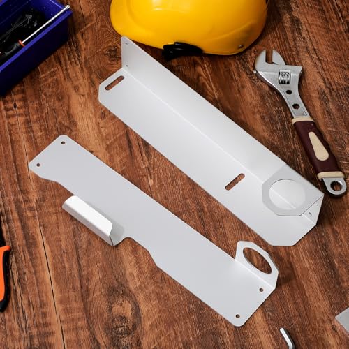 Set of 2 Aluminum Wall Mount Floor Jack Holder Jack Stand Wall Mount for Enclosed Race Trailer Accessories