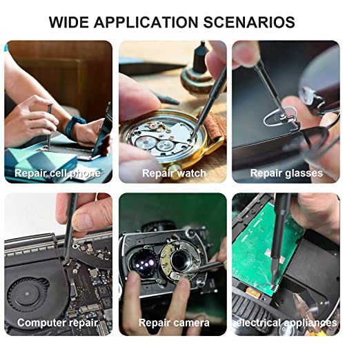 Precision Screwdriver Set, 46 in 1 Mini Screwdrivers, Screwdriver Bit Sets, Multifunction Precision Screwdriver Kit, Repair Tool Kit for Electronics, Computer, Eyeglass, Phone, Watch