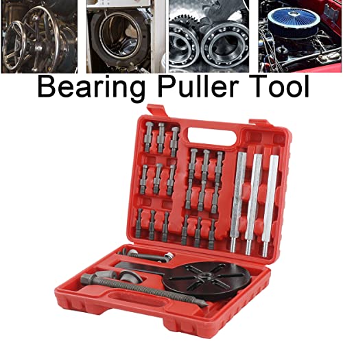 Bearing Puller Set 21 in1 Inner Hole Puller Removal Tool Bearing Disassembly Puller Three-jaw Puller Set with Six Different Sizes of Wheel Gear Puller Tool