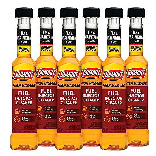 Gumout 510013W-6PK Fuel System Cleaner, 6 Pack - size: Pack of 6, style: High Mileage Fuel Injector Cleaner