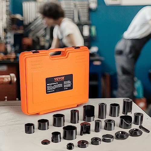 VEVOR Ball Joint Press Kit, 25 pcsTool Kit, C-Press Ball Joint Remove and Install Tools, for Most 2WD and 4WD Cars, Heavy Duty Ball Joint Repair Kit for Automotive Repairing - style: 25 PCS