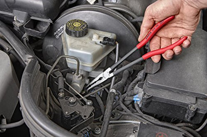 Knipex Tools 28 81 280 11" Extra Long Needle Nose Pliers - Angled, - style: Angled Head
