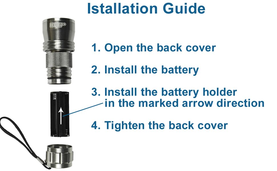 HQRP Professional 21 LED Flashlight - Blacklight for Detecting Uranium, Depression, Vaseline Glass