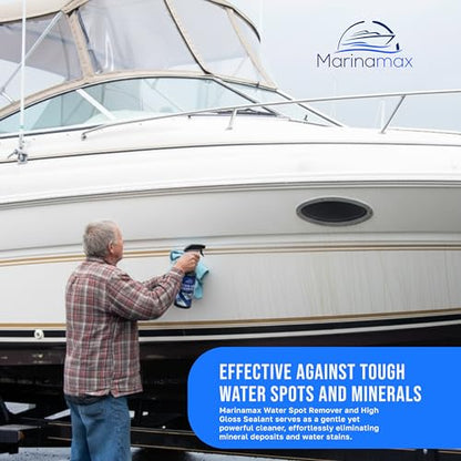 Water Spot Remover & High Gloss Sealant, Marine & Auto | Cleans and details boats, cars, RVs and motorcycles.