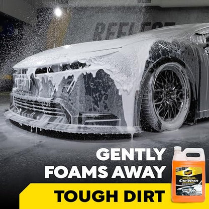 Meguiar's Gold Class Car Wash, Ultra-Rich Foam Car Wash Soap and Conditioner for Vehicle Cleaning, Paint Cleaner to Clean and Condition in One Easy Step, 1 Gallon