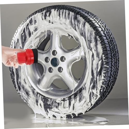 Unomor High-Density Sponge Tire Dressing Applicator Brush for Cars Handheld Waxing Tool 5-Piece Set for Automotive Detailing and Tire Shine Application