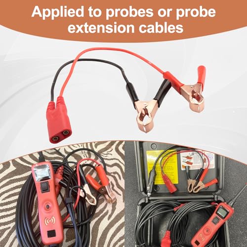 PPTK0025 Battery Clamps Cable Clip Set for Power Probe 3/3S/3Ez Models | Alligator Clip Lead Set PPTK0025 Power Circuit Probe Tool Accessories for Automotive Electrical Testing