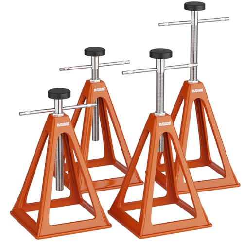 RVGUARD RV Stack Jacks 4 Pack, Aluminum Stabilizer Jacks for RV Trailer Camper, Single Support Up to 7500 Lbs, Adjustable from 11" to 17" - size: 7500lb 4 Pack