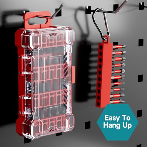 30Pcs Screwdriver Bit Set, S2 Steel Impact Bits | with Magnetic Phillips, Slotted, Torx, Hex & Allen, Storage Case Included, for Electric Drills DIY Woodworking Construction - style: 30Pcs Screwdriver Bits Set