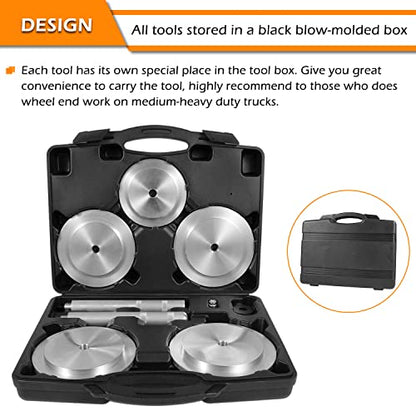 61850 Truck Hub Seal Installer Kit Fit for Size Seal for Class 7 & Class 8 Trucks, Trailers and Some Medium Duty Trucks