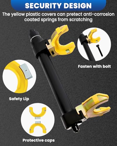 SIXIWANZI Spring Compressor Tool, Universal Coil Spring Compressor Tool | Heavy Duty