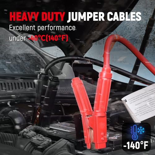 TOPDC 0 Gauge 30 Feet Jumper Cables with Quick Connect Plug for Car, SUV and Trucks Battery, Heavy Duty Automotive Booster Cables for Jump Starting Dead or Weak Batteries with Carry Bag - size: 0 Gauge, (30FT) Andersen Connector