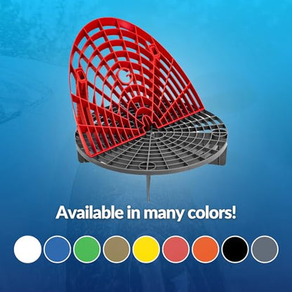The Original Grit Guard Bucket Insert with Washboard Combo | Removes Dirt from Wash Mitt for Detailing | Car Wash Bucket Insert & Washboard | Black/Red - Made in the USA - color: Black/Red