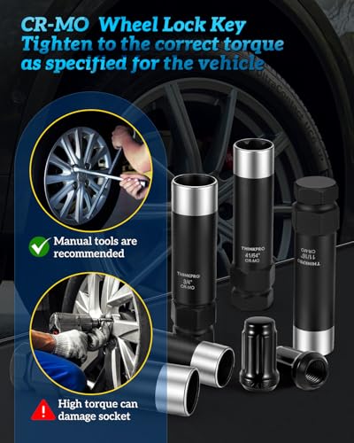 Spline Lug Nut Socket Set | 5/6/7/12 Spline Wheel Lock Removal Kit | 5 Spline Lug Nut Key, 6 Spline Lug Nut Socket,7 spline lug nut key, 12 Point Wheel Lock Key,