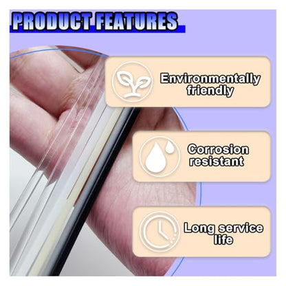 56PCS 7.9" Plastic Welding Rods, 0.11'' Diameter Plastic Welder Repair Rod, (PP PU ABS PE TPO PA PC) 7 Types of Plastics Welding Kit for Car Bumpers Daily Repair