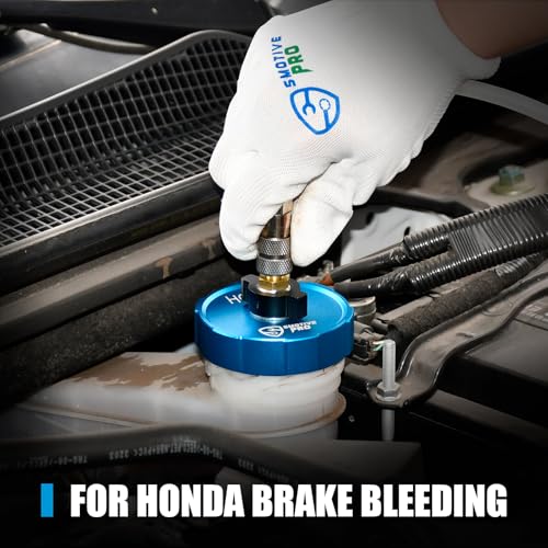 SMOTIVEPRO 56mm Master Cylinder Bleeder Adapter Compatible with Honda Accord, Aluminum Alloy Brake Bleeder Adapter - size: HONDA Master Cylinder Adapter