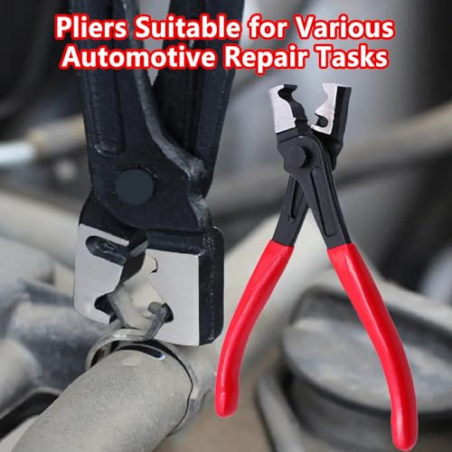 5-Piece Automotive Electrical Disconnect Pliers Kit, Hose Clamp Pliers Set, Terminal Removal Tool for Car Wire Harness, Sensor Plug & Trim Clip - Professional Auto Repair Tools (1 Set)
