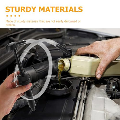 iplusmile 1set Automotive Fluid Transfer Pump Kit Heavy-duty Manual Siphon Hose for Oil and Adaptable for Cars and Boats Design for Applications Includes Versatile Attachments